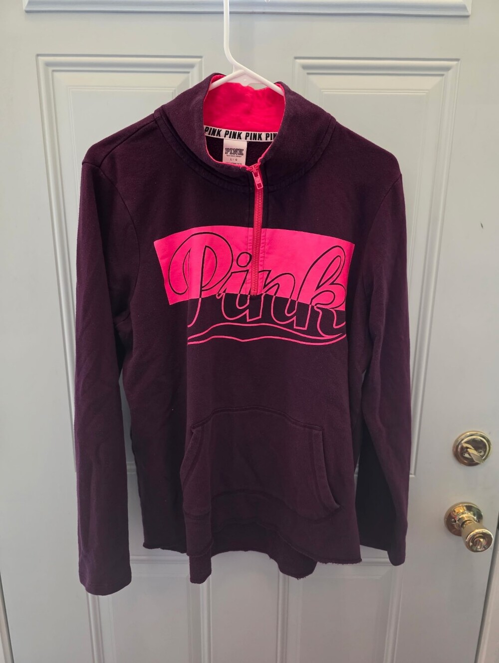 Victoria's Secret PINK Quarter Zip Size Large